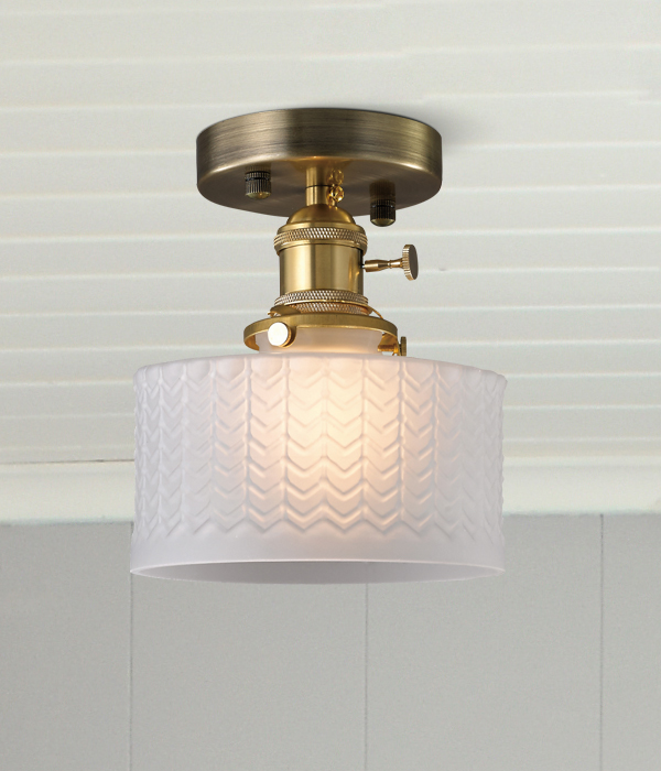 니트 1등 직부 천정등 현관조명 (투명 불투명)